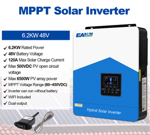 Inversor Solar para Red Eléctrica <span class=keywords><strong>ISolar</strong></span> SMH-III 6.2kw 48VDC, Garantía de 1 Año, Monofásico, MPPT PV 500VDC, 98% de Eficiencia, CE - Product Image 1