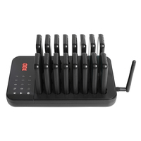 Téléavertisseur vibrant rechargeable et étanche sans fil pour les appels d'invités de restaurant Système de file d'attente intelligent et pratique