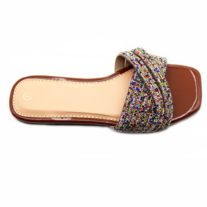 High-quality Fashionable Colorful Rhinestone Wholesale Lightweight and Breathable Outdoor Women's Sandals and <b>slippers</b> - Product Image 3