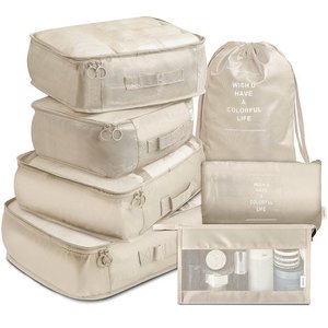 2025 Hot Sale Travel Cosmetic <b>Luggage</b> Organizer Packing Cubes <b>Luggage</b> Large Capacity Foldable Bag Set - Product Image 4