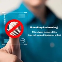 Protection d'écran en verre trempé 9H pour Samsung Galaxy S24 FE A37 A57 M35 S25 FE, couverture complète, anti-espionnage, film anti-éclats