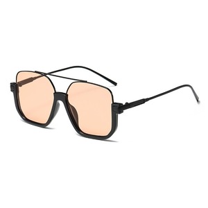 Lunettes de soleil rectangulaires à monture complète UV400, mode unisexe, protection solaire pour adultes - Product Image 4