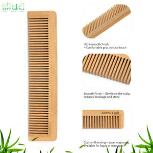 天然竹櫛血液循環ミニ竹櫛毛ひげ用カスタムロゴサポート100% - Product Image 2