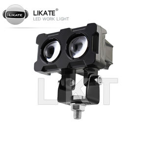 LKT, gran oferta, foco Led de 3 pulgadas de doble Color, 25W, luz de conducción Led todoterreno, faro Led para motocicleta, lente de proyector impermeable - Product Image 4