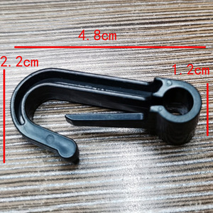 Kait Jaring Kargo Plastik 48*22mm, Klip Jaring Kursi Mobil, Tali <span class=keywords><strong>Bungee</strong></span>, Pengait Pengikat untuk Tenda dan Tas Camping Outdoor - Product Image 6