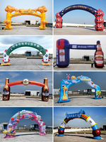 Arche d'entrée gonflable personnalisée de publicité extérieure bon marché d'usine BOYI
