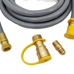 Manguera de Gas para RV con Conectores Rápidos de 3/8, Tubería Flexible de Acero Gris para Conexión de Entrada de Agua para RV - Product Image 2