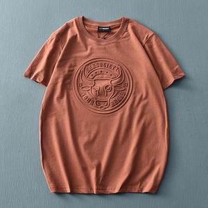 Fashion <strong>Tee</strong> Men Organic Cotton <strong>White</strong> Unisex <strong>Plain</strong> Graphic Custom Embossed T Shirt Women - Product Image 5