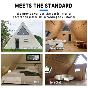 Casa Prefabricada Modular Negra de Acero de Lujo, Certificada por la CE, Impermeable, para Uso como Bungalow de Playa, Oficina y Tienda - Product Image 3
