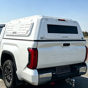 Cubierta Retráctil Manual Plegable Impermeable de Aluminio Rígido para Camioneta, Tipo <span class=keywords><strong>Camper</strong></span>, Personalizable, con Caja Trasera con Cerradura, Serie F - Product Image 1