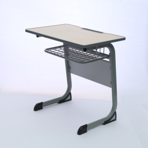 Set Economico di Scrivania e Sedia in Legno per Studenti con Pannello Frontale per Scuole Indonesiane di Livello Superiore, Medio e Elementare - Product Image 3
