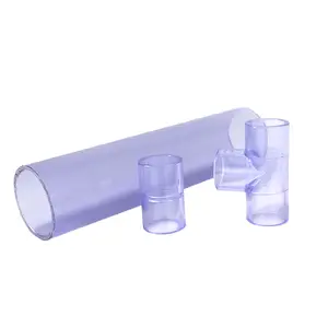 Tubo in pvc trasparente tubo di alta qualità tubo in pvc nero all'ingrosso sistema idroponico tubo dell'acqua in PVC