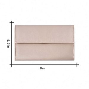 Organisateur de bijoux de voyage pliable en cuir, étui de rangement pour bijoux, fabriqué en usine BSCI - Product Image 2