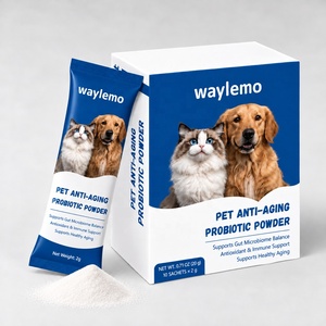 Waylemo Polvere Probiotica Anti-Invecchiamento <span class=keywords><strong>per</strong></span> <span class=keywords><strong>Cani</strong></span> e Gatti, Supporto Cellulare <span class=keywords><strong>per</strong></span> una Lunga Vita e Invecchiamento Sano, Integratore Quotidiano <span class=keywords><strong>per</strong></span> Animali Domestici - Product Image 1