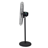 Ventilateur sur pied industriel Crown 20, 26, 30 pouces, moteur axial à bobine de cuivre, électrique AC, 3 vitesses, pour usage agricole