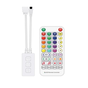 Jiuan sp613e sp614e PWM RGBW âm nhạc 144W <span class=keywords><strong>Led</strong></span> điều khiển BT App IR điều khiển từ xa 30m 3/4 kênh dc5v24v kỹ thuật số <span class=keywords><strong>LED</strong></span> Strip Lights - Product Image 4