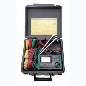 Testeur de terre Kyoritsu KEW 4105DL-H, instrument de mesure de la résistance de terre à 3 pôles et à 2 pôles - Product Image 2