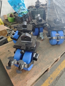 Vận chuyển container Huy động thiết lập với 4 bánh xe với tổng công suất tải 17 tấn - Product Image 6