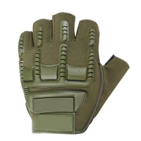 YAKEDA Gants d'extérieur de protection au combat Gants tactiques d'entraînement demi-doigt à écran tactile doux Équipement tactique Gants de combat