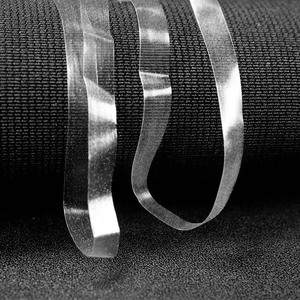 Venta al por mayor de accesorios de traje de baño de alta calidad de 0,8mm de espesor cinta elástica ecológica características bandas de goma transparente Tpu cintas Mylar - Product Image 2