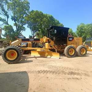 Lage Prijs Gebruikte Rups 140H Motor Grader Te Koop 100% Originele Cat 140H Tweedehands Motor Graders Goede Staat