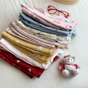 Tongxingyuan Baby Girls' Pajama Set Short Sleeve Breathable Autumn Home Wear Pants Set - Product Image 4