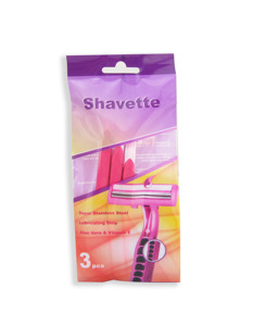<strong>Women</strong> <strong>Razor</strong> Stainless Steel Blade with Vitamin E Aloe Vera Lubricant Rubber Handle Disposable <strong>Razor</strong> - Product Image 6
