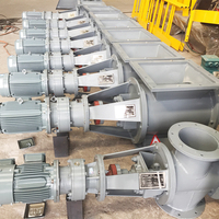 Vanne rotative à haute température pour applications industrielles lourdes, idéale pour le transport de ciment et de cendres volantes