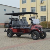 Voiturette de golf UCB-14 6 places pour le transport en navette des centres de villégiature, le transfert des clients d'hôtel et la mobilité extérieure