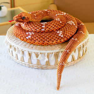 Juguete de peluche de serpiente personalizado, muñeca Cobra de simulación con relleno de algodón PP para accesorios de truco - Product Image 6