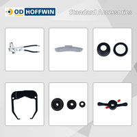 OD-HOFFWIN S2021 Équipement d'équilibrage de roues semi-automatique pour réparation de pneus, précision 1g, 200 tr/min, moteur 250W, jantes 10"-24", capacité 70KG