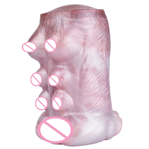 YOCY 2 en 1 masturbateurs masculins silicone vagin anal masturbation tasse animal fantaisie stroker pour hommes masturbation sex toys - Product Image 3