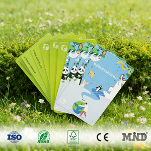 Tarjeta de Papel Ecológica con Chip OEM NTAG 213 NTAG 215 NTAG 216, Tarjeta de Identificación NFC para Control de Acceso en Hoteles - Product Image 1