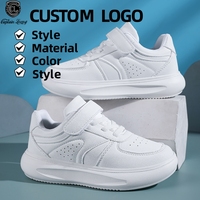 Chaussures de sport décontractées Cema pour enfants, garçons et filles, blanches et noires, pour la course et la marche en extérieur, baskets de campus pour l'école