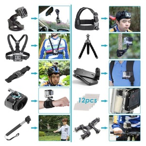 Cho GoPro 10/9/8/7/50/<span class=keywords><strong>1</strong></span>/120 Phụ Kiện Thiết Lập Ngoài Trời Thể Thao Máy Ảnh Gắn Kết Với Máy Ảnh Màu Đen Cho Anh Hùng 8/9/10/11 - Product Image 3