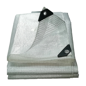 Maille de bâche en plastique transparent imperméable <span class=keywords><strong>pour</strong></span> l'utilisation de serre et de tente d'agriculture de jardin - Product Image 1