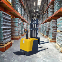 Gerbeur électrique à batterie, transpalette à fourche, élévateur de palettes 1 à 3 tonnes, zéro émission, manutention de matériaux en entrepôt