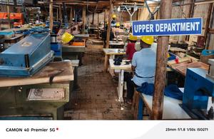 Chaussures de sécurité industrielles en cuir durable pour hommes, noires, à enfiler, bout carré, légères, solides, pour le travail, en stock en Ouganda - Product Image 6