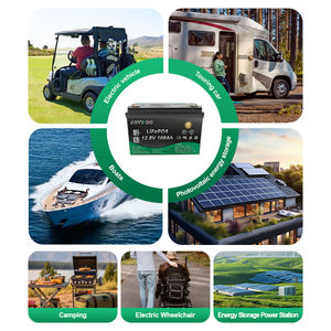 JOYKOO 12v12vlifepo4 lityum iyon batarya 12V 12.8V RV RV kamp güneş inverterli akü bluetooth ile - Product Image 5