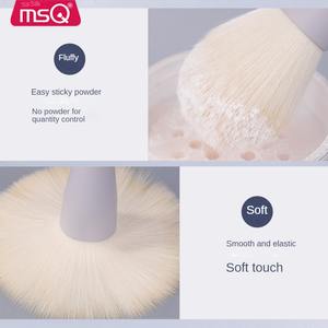 MSQ Lot de 6 pinceaux de maquillage de voyage Mini pinceaux de maquillage professionnels pour le visage de haute qualité - Product Image 3