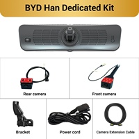 Caméra de recul numérique 2K Sinjet pour BYD Han avec WiFi, écran complet 9,2 pouces, H10 Pro Mirror DashCam