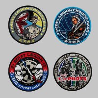 Patch Bordir Star Wars Bergaya Desainer, Dapat Disetrika di Tas Ransel dan Pakaian