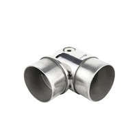 Offre Spéciale moderne en acier inoxydable escalier garde-corps balustrade raccords Tube tuyau connecteur main courante conception mains courantes balustrades