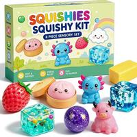 Ensemble de 8 jouets sensoriels anti-stress à rebond lent, jouets sensoriels ASMR, boîte mystère, cadeau