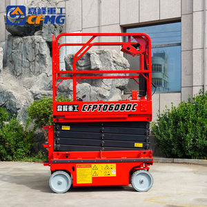 Precio de fábrica, autopropulsado, 200kg, altura ajustable, plataforma de trabajo elevada, batería, <span class=keywords><strong>andamio</strong></span> elevador <span class=keywords><strong>pequeño</strong></span> - Product Image 4