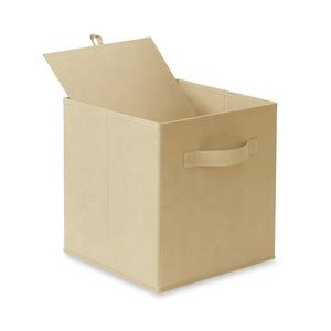 Juego de contenedores para niños, <span class=keywords><strong>caja</strong></span> de almacenamiento de tela plegable con logotipo personalizado, organizador de ropa cuadrado, <span class=keywords><strong>30x30</strong></span>, venta al por mayor - Product Image 4