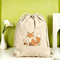 Pochette Organisateur Pliable Écologique Pratique avec Cordon de Serrage, Sac Réutilisable pour Promotions Commerciales, Usage Quotidien et Rangement Extérieur