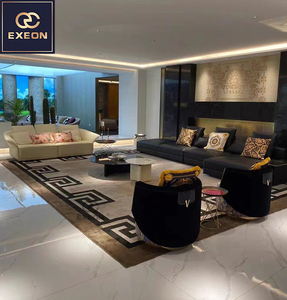 Dealer Interior Full House design di <span class=keywords><strong>mobili</strong></span> in velluto Villa di lusso <span class=keywords><strong>mobili</strong></span> per personalizzare la casa soggiorno divano divano Set - Product Image 1