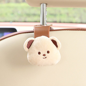 Crochet arrière invisible multifonctionnel pour dossier de siège de voiture Fournitures de décoration intérieure mignonne CartoonClick support de style cartoon - Product Image 3