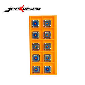 Jeekvisen SEKR1203-QC Nano Blue Coated Square Fraise 4 Flûtes Tin Altin Revêtement Alliage Dur CNC Tour Fraisage Inserts quantité minimale de commande 10 Pcs - Product Image 2